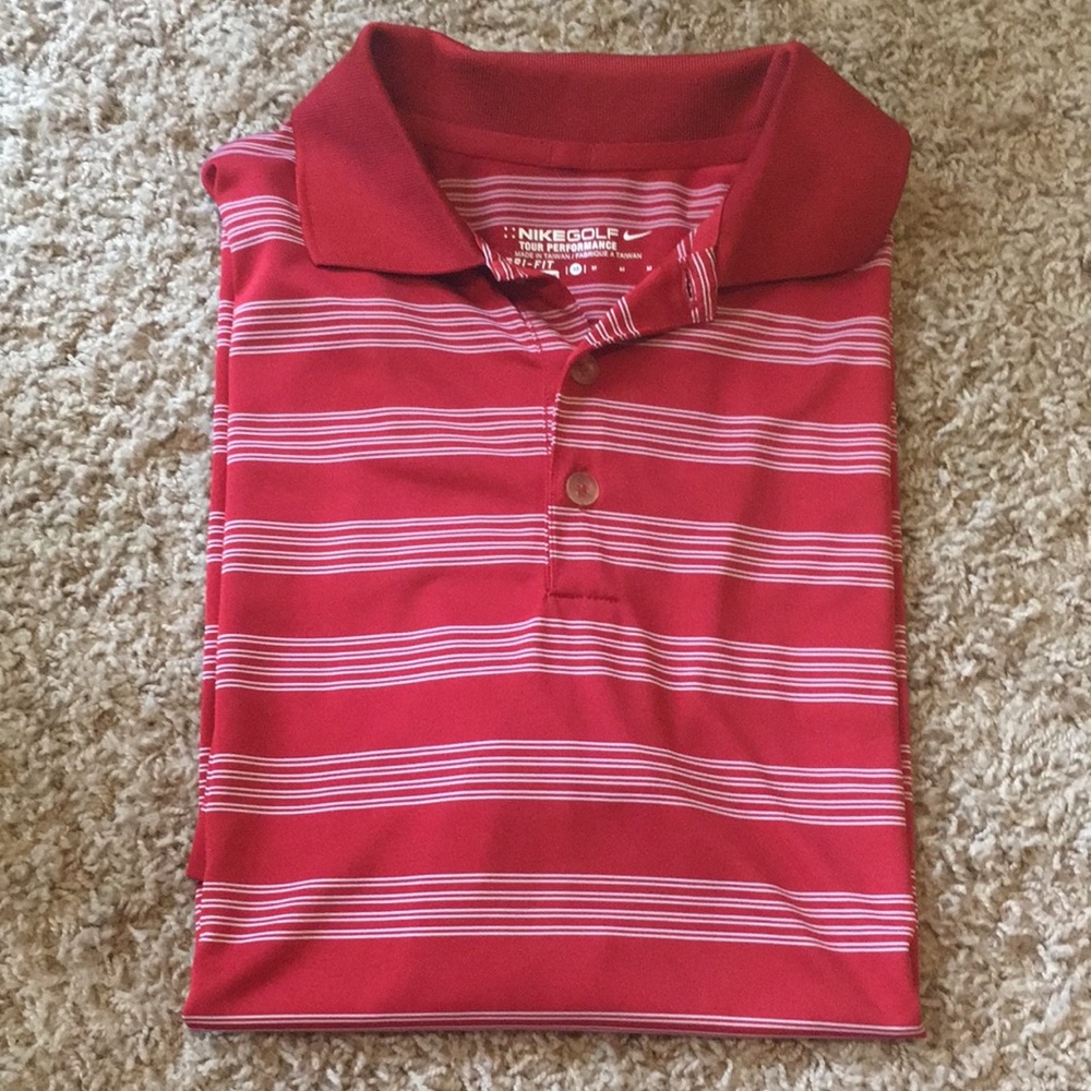 NIKE dri fit golf polo